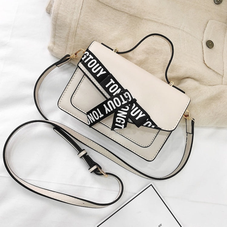 Fashion Shoulder Bag Letter Bow Small Square Bag Ladies Messenger Bag Handbag