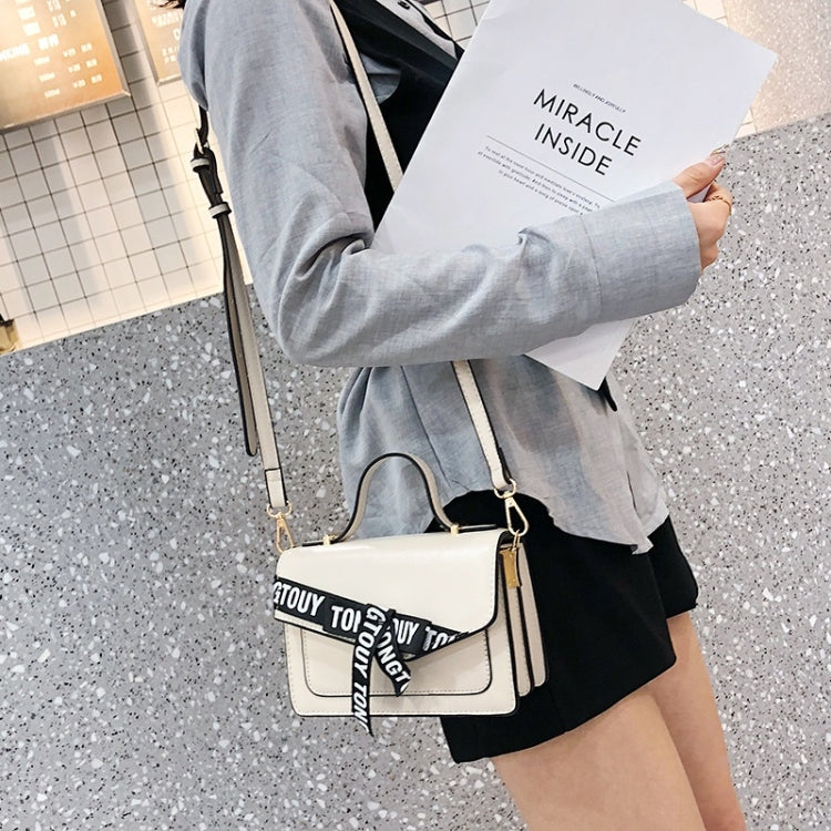 Fashion Shoulder Bag Letter Bow Small Square Bag Ladies Messenger Bag Handbag