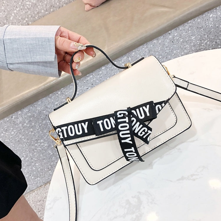 Fashion Shoulder Bag Letter Bow Small Square Bag Ladies Messenger Bag Handbag