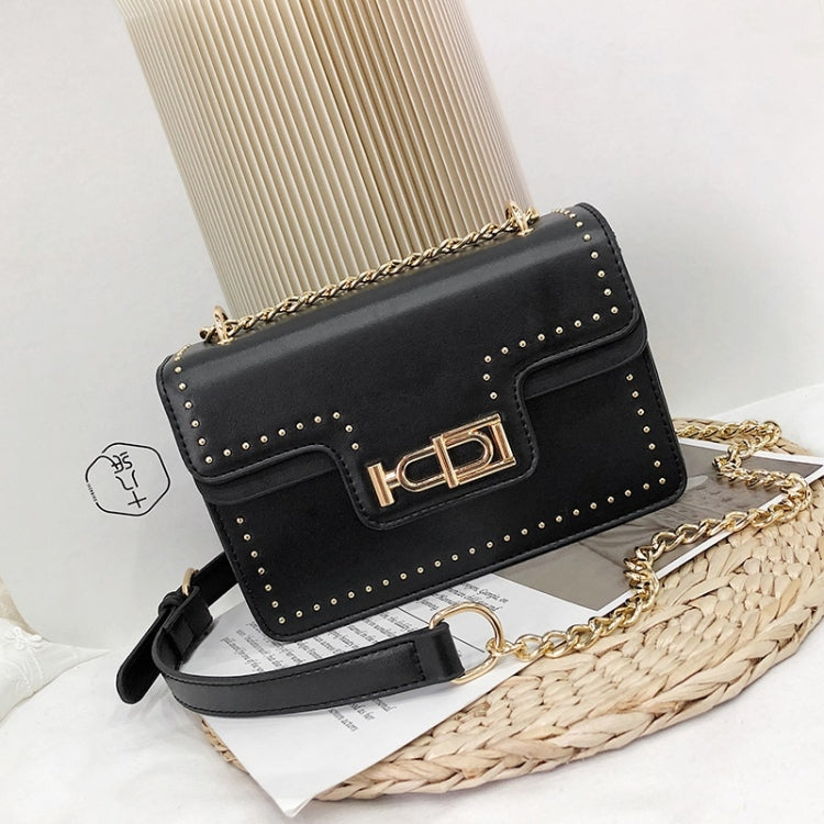 Rivet Shoulder Bag Small Square Bag Ladies Messenger Handbag