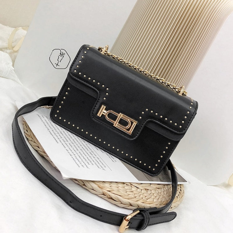 Rivet Shoulder Bag Small Square Bag Ladies Messenger Handbag