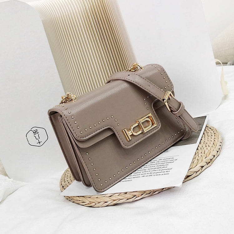 Rivet Shoulder Bag Small Square Bag Ladies Messenger Handbag