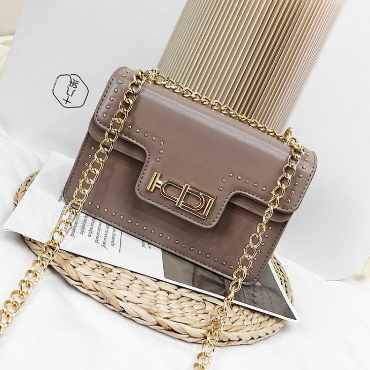 Rivet Shoulder Bag Small Square Bag Ladies Messenger Handbag