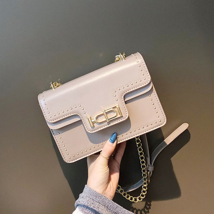 Rivet Shoulder Bag Small Square Bag Ladies Messenger Handbag