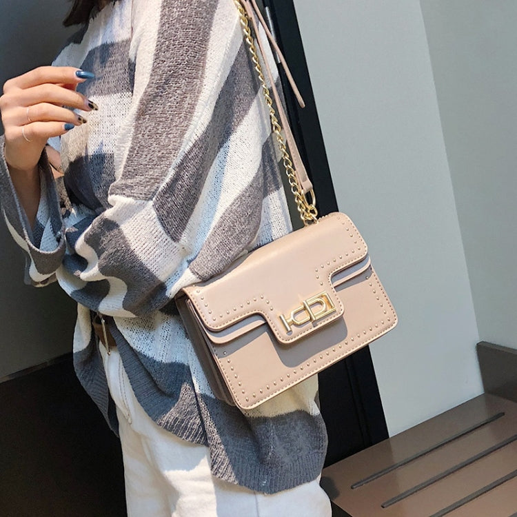 Rivet Shoulder Bag Small Square Bag Ladies Messenger Handbag