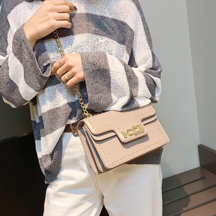 Rivet Shoulder Bag Small Square Bag Ladies Messenger Handbag