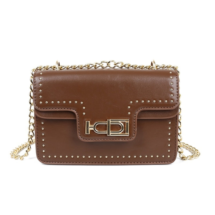 Rivet Shoulder Bag Small Square Bag Ladies Messenger Handbag