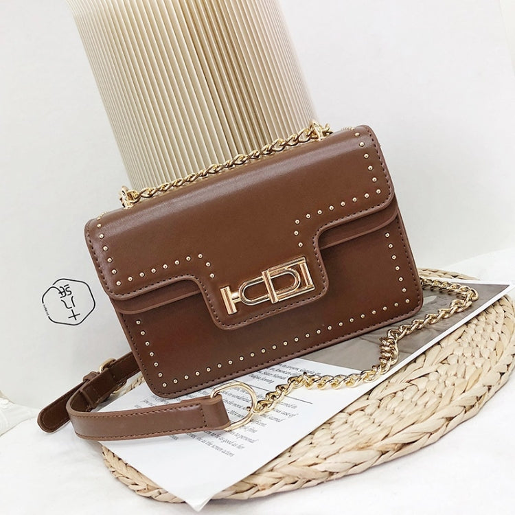 Rivet Shoulder Bag Small Square Bag Ladies Messenger Handbag