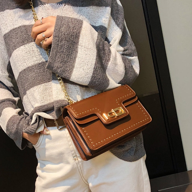 Rivet Shoulder Bag Small Square Bag Ladies Messenger Handbag