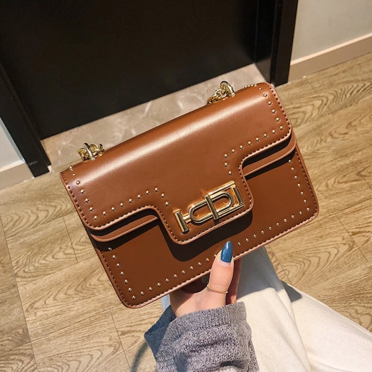 Rivet Shoulder Bag Small Square Bag Ladies Messenger Handbag