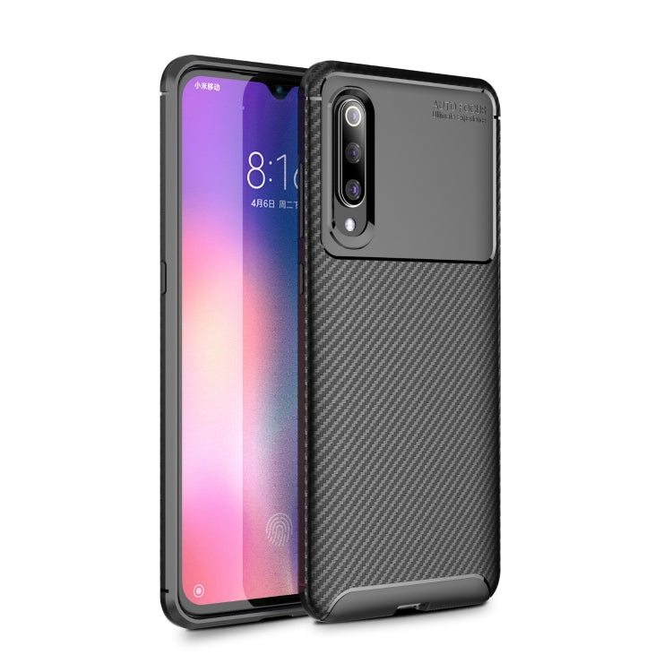Beetle Series Carbon Fiber Texture Shockproof TPU Case for Xiaomi Mi 9