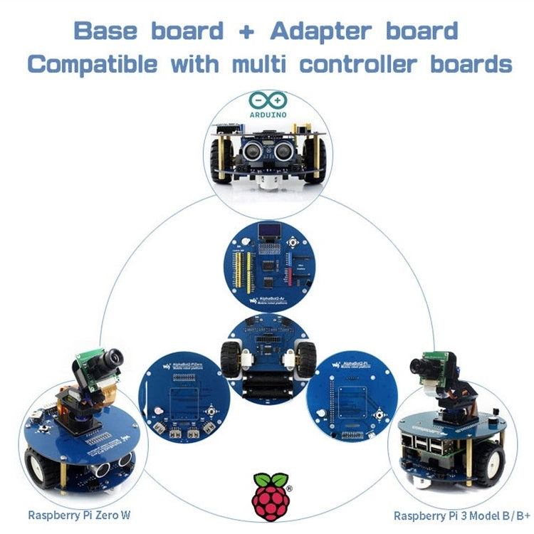Waveshare AlphaBot2 Robot Building Kit for BBC micro:bit (no micro:bit)