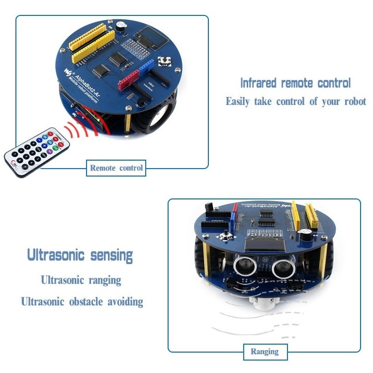 Waveshare AlphaBot2 Robot Building Kit for BBC micro:bit (no micro:bit)