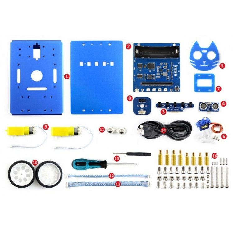 Waveshare KitiBot 2WD Robot Building Kit for micro:bit