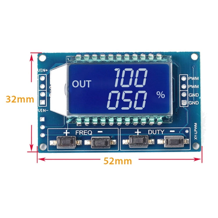 LDTR-WG0170 PWM Pulse Frequency / Square Wave / Rectangular Wave Signal Generator