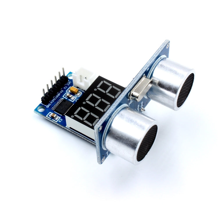 LDTR-WG0171 Ultrasonic Distance Measurement Control Board HC-SR04 Test Board Rangefinder, Digital Display Serial Output