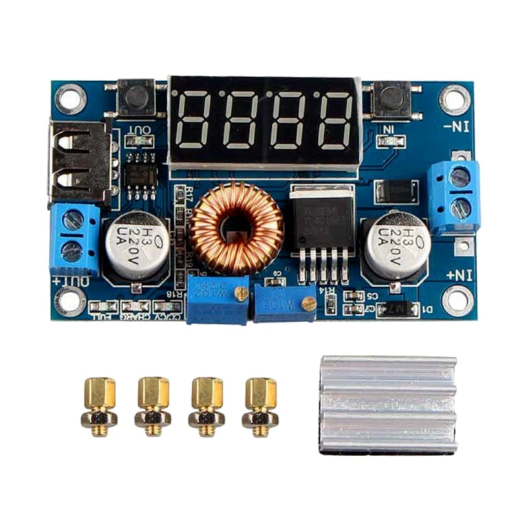 LDTR-WG0181 4-Digit 5A LED Drive Lithium Battery Charger with Voltmeter Ammeter DC to DC Module