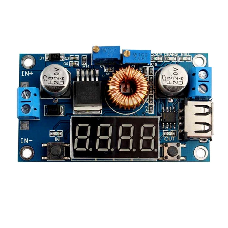 LDTR-WG0181 4-Digit 5A LED Drive Lithium Battery Charger with Voltmeter Ammeter DC to DC Module