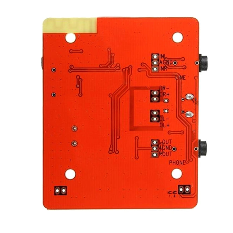 LDTR-WG0183 Stereo Audio Amplifier Module Wireless Bluetooth Receiver, USB Power, Support TF AUX (Red)