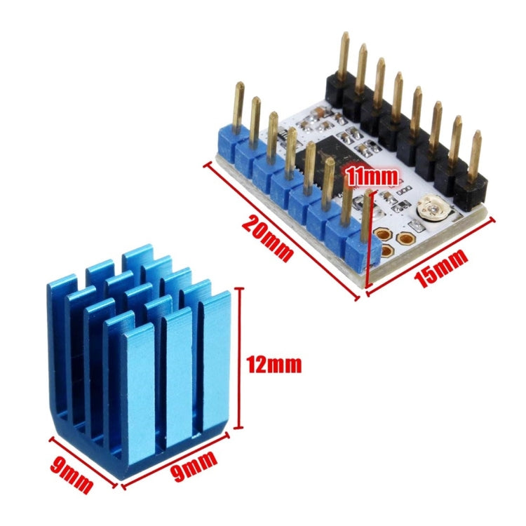 TMC2130 V1.0 Stepper Motor Driver Module w/Heat Sink & Screwdriver for 3D Printer