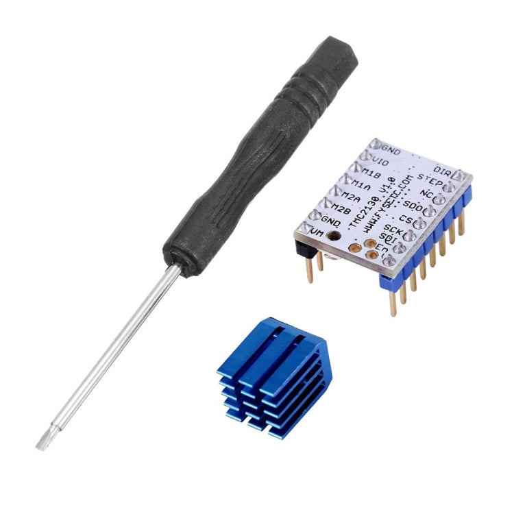 TMC2130 V1.0 Stepper Motor Driver Module w/Heat Sink & Screwdriver for 3D Printer