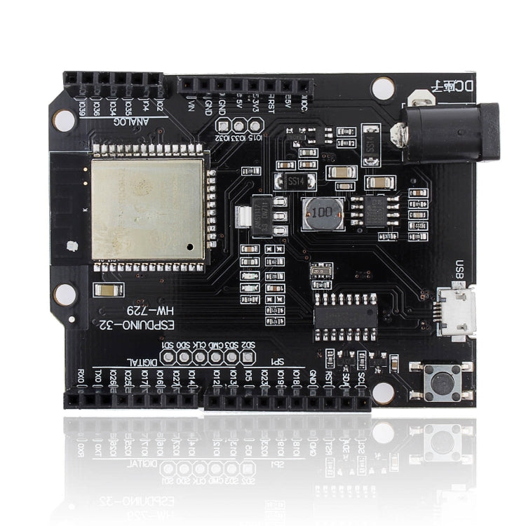 LDTR-WG0193 Arduino IDE For ESP32 Module WiFi+Bluetooth Development Board Ethernet Internet Wireless Transceiver Control Board (Black)