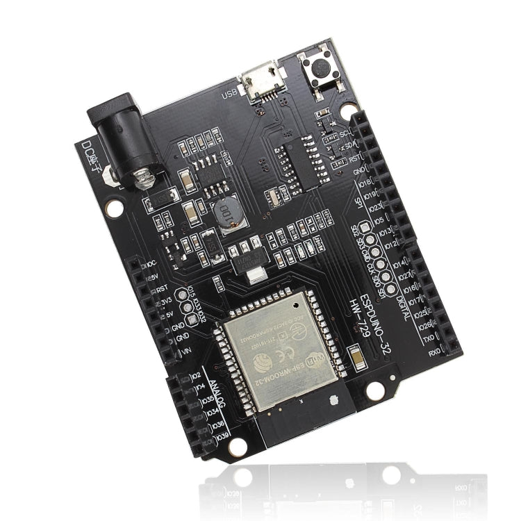 LDTR-WG0193 Arduino IDE For ESP32 Module WiFi+Bluetooth Development Board Ethernet Internet Wireless Transceiver Control Board (Black)