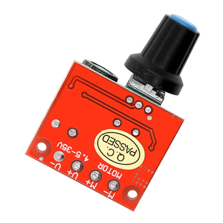 LDTR-WG0203 Mini DC-DC 4.5V-35V 5A 90W PWM DC Motor Speed Controller Module Speed Regulator Board Switch Speed Controller (Red)
