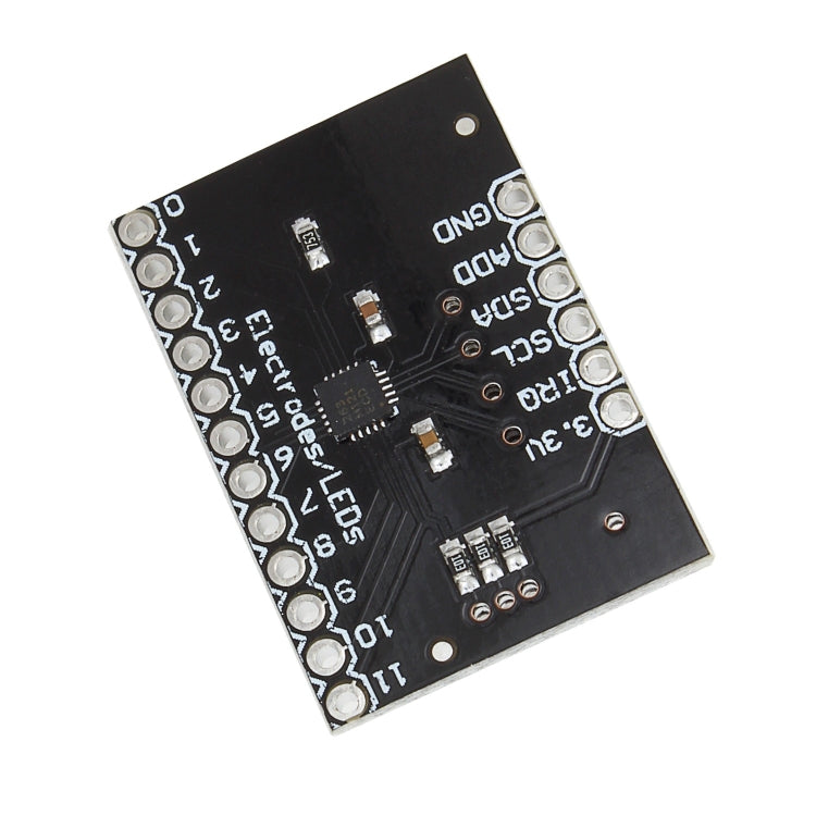 LDTR-WG0208 MPR121-Breakout-v12 Proximity Capacitive Touch Sensor Controller Keyboard Development Board (Black)