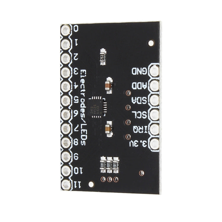 LDTR-WG0208 MPR121-Breakout-v12 Proximity Capacitive Touch Sensor Controller Keyboard Development Board (Black)