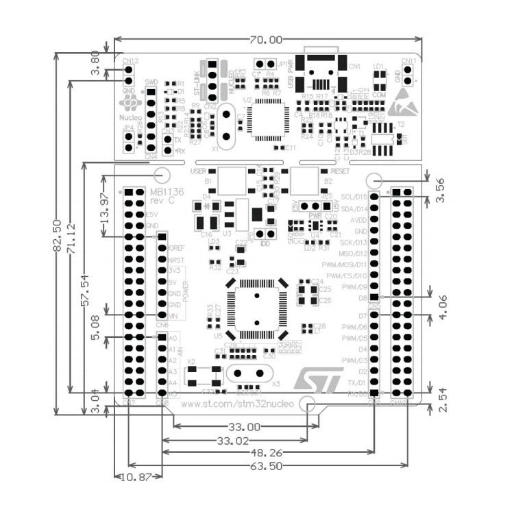 Waveshare NUCLEO-F401RE Package B