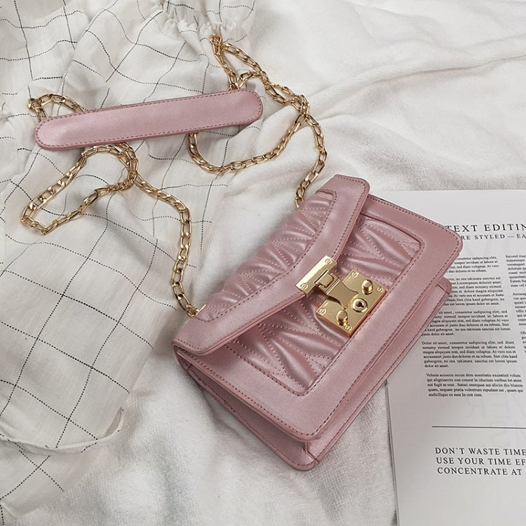 Casual Small Square Bag Shoulder Bag Ladies Handbag Messenger Bag (Pink)