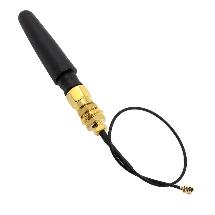 LDTR-WG0232/L 433MHZ 5cm Short SMA Antenna 14cm SMA to IPEX Adatper Extend Cable (Black)