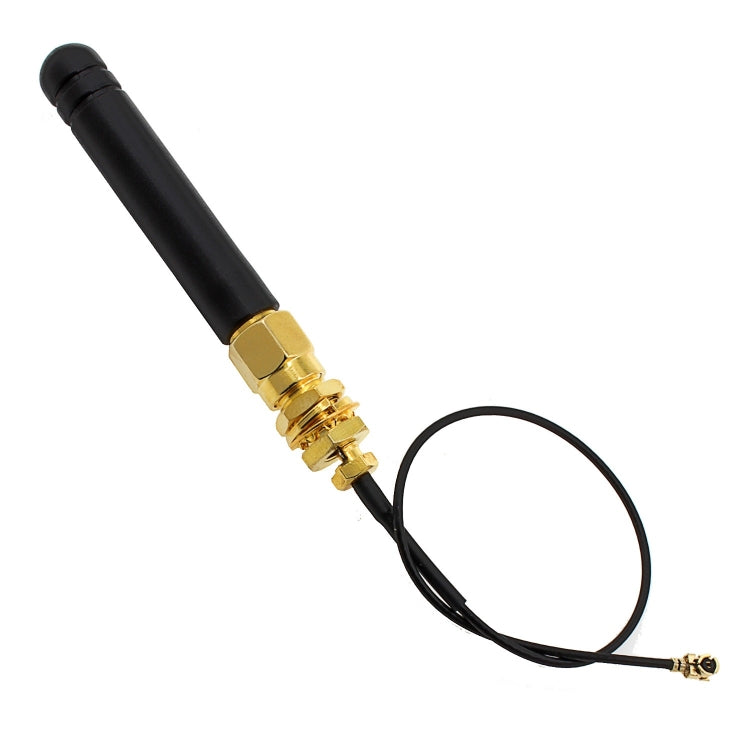 LDTR-WG0232/Z 433MHZ 5cm Short SMA Antenna 14cm SMA To IPEX Adatper Extend Cable (Black)