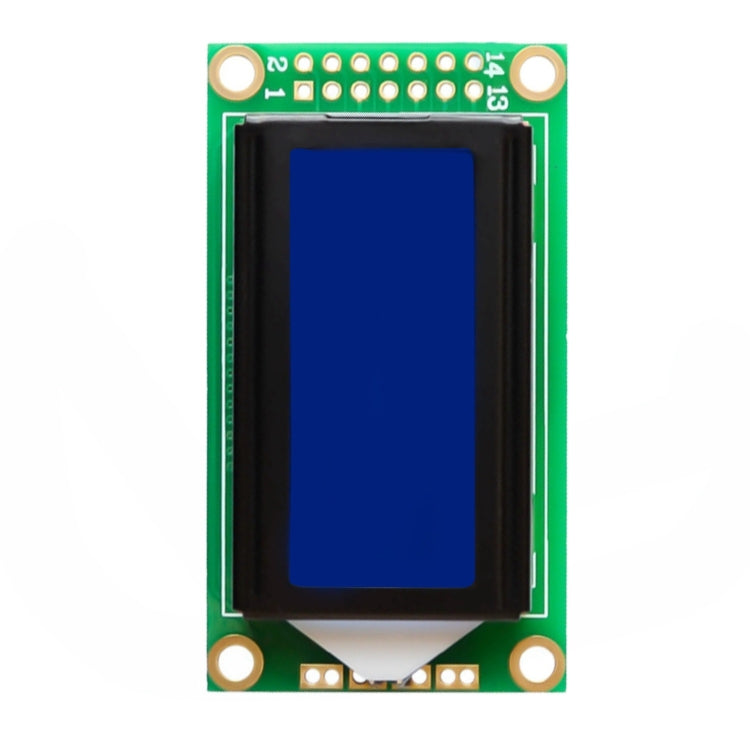 LDTR-WG0239 1.7 inch LCD Screen 0802B 8 x 2 Blue Character Module for Arduino (Green)