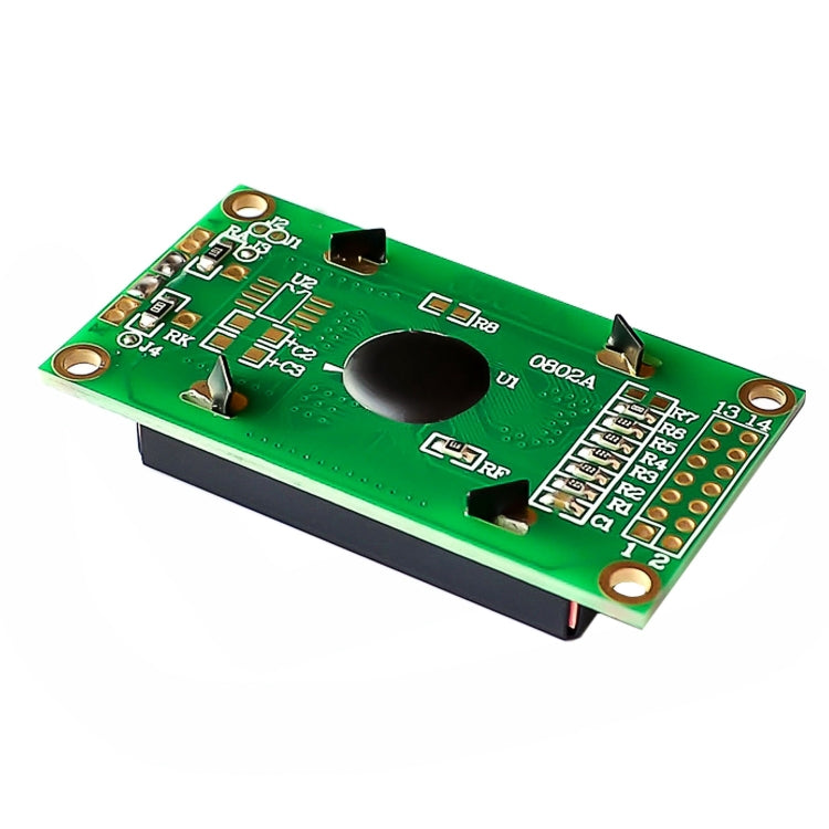 LDTR-WG0239 1.7 inch LCD Screen 0802B 8 x 2 Blue Character Module for Arduino (Green)