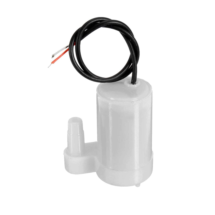LDTR-WG0243 Mini Micro Submersible Motor Pump Water Pumps, DC 3-6V 100L/H (White)