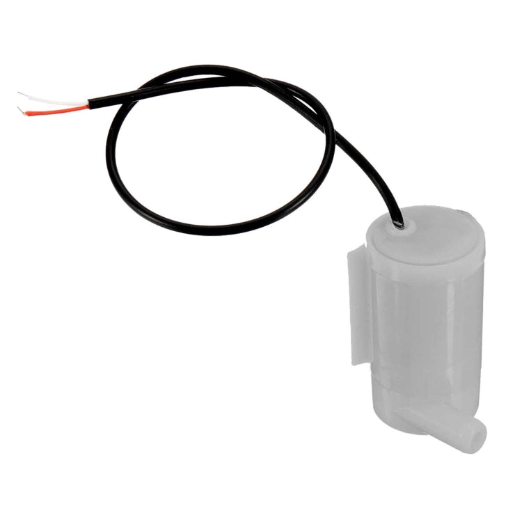 LDTR-WG0244 Mini Submersible Motor Pump Water Pumps, DC 3-6V 100L/H (White)