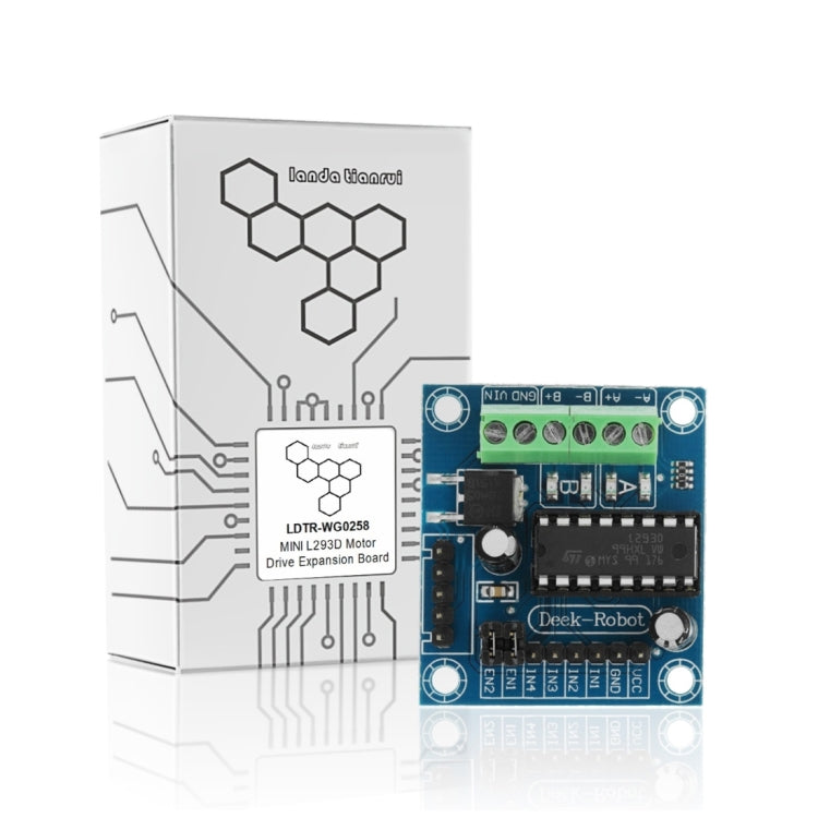 LDTR-WG0258 MINI L293D Arduino Motor Drive Expansion Board Mini L293D Motor Drive Module