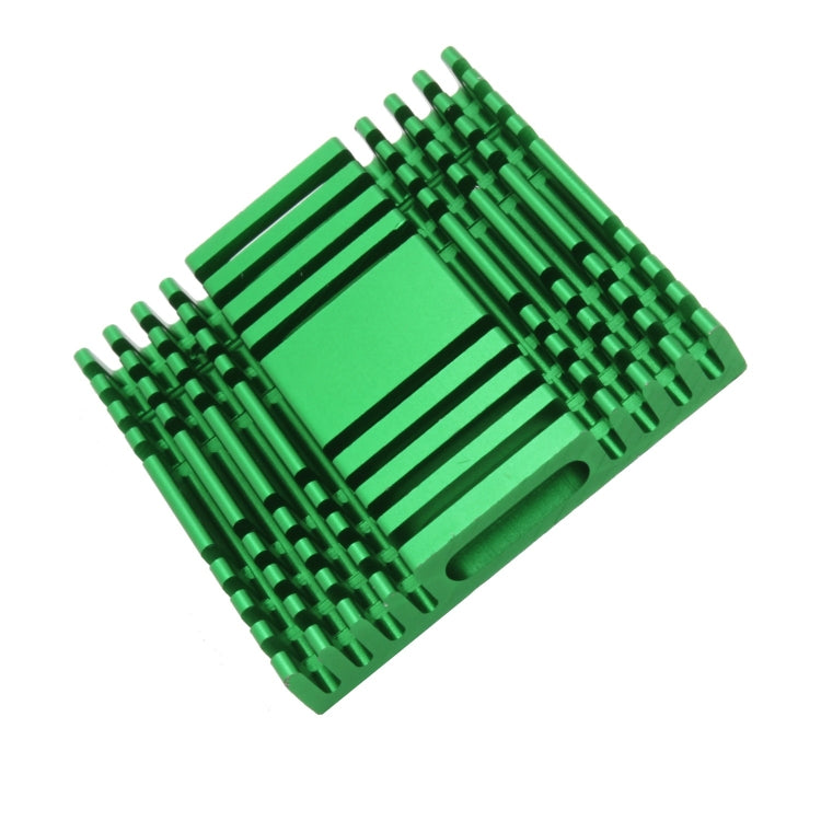 LDTR-WG0261/A 38 x 38 x 6mm Aluminum Heat Sink Heat Sink Cooling for Chip IC (Green)