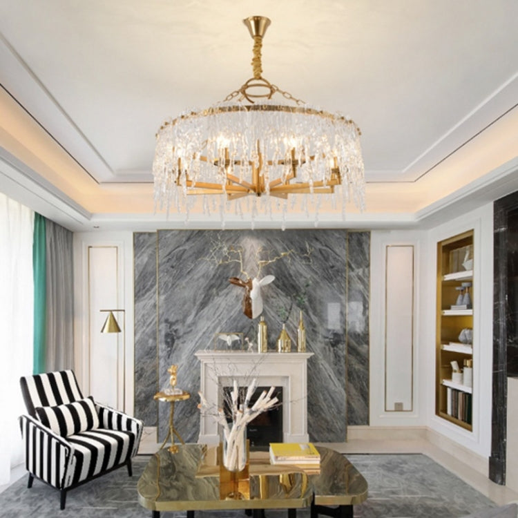 Home Living Room Lamp Atmosphere Lighting Restaurant Bedroom Simple Creative Personality Lighting without Light Source, 8 Heads, Size: 800x500mm