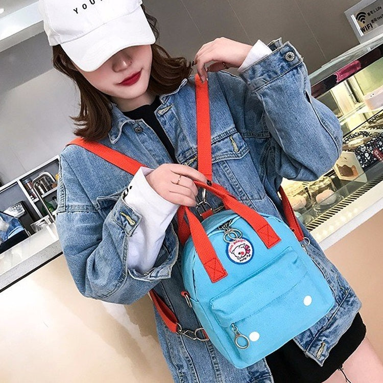 Cavans Double Shoulders Bag Ladies Backpack Messenger Bag