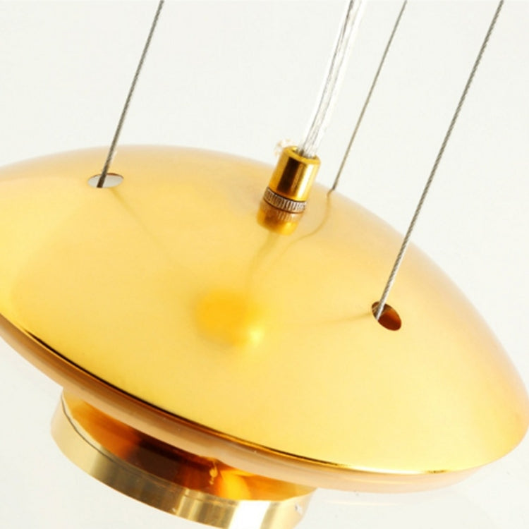 Restaurant Glass Bar Table Living Room Simple Modern Bedside Bedroom Creative Personality Chandelier, 3 Heads, Size: 80x150cm