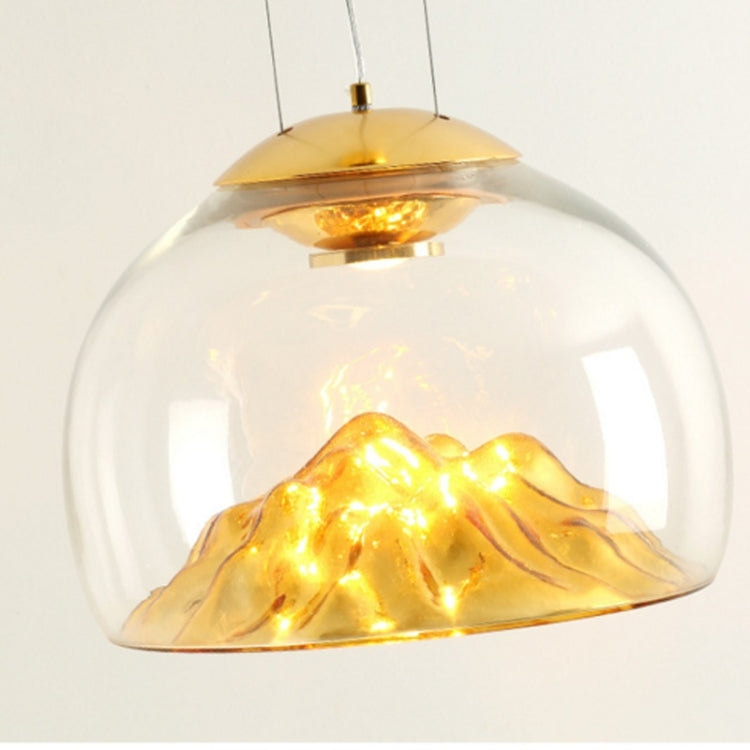 Restaurant Glass Bar Table Living Room Simple Modern Bedside Bedroom Creative Personality Chandelier, 3 Heads, Size: 80x150cm