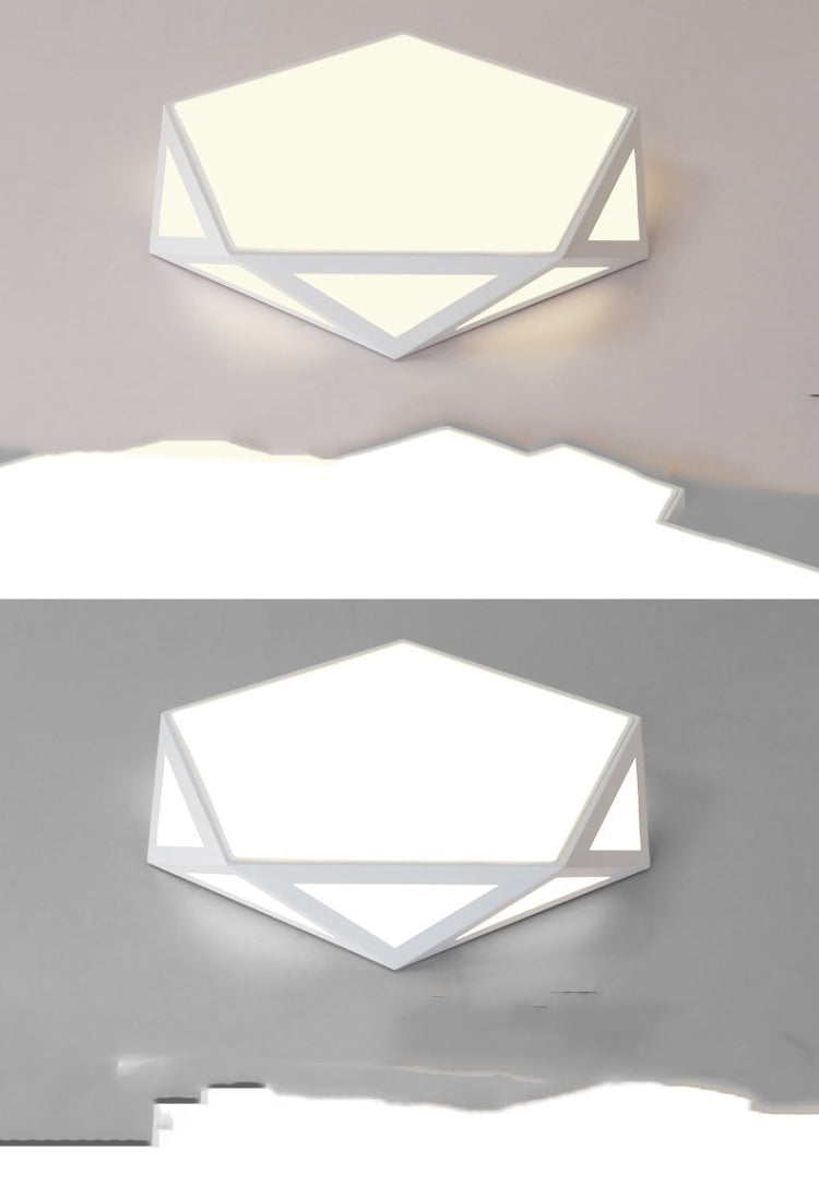 18W Modern Minimalist Warm Living Room Master Bedroom LED Ceiling Light, Stepless Dimming, Diameter: 42x42cm