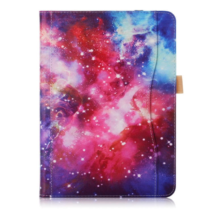Galaxy Pattern Colored Painted Horizontal Flip PU Leather Case for iPad Pro 11 inch, with Holder & Sleep / Wake-up Function