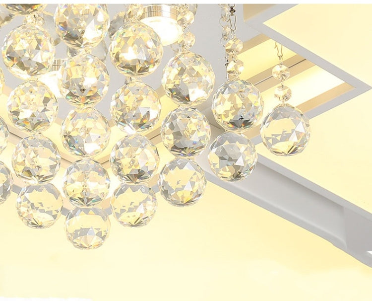 108W Living Room Simple Modern LED Ceiling Lamp Crystal Light, 120 x 80cm