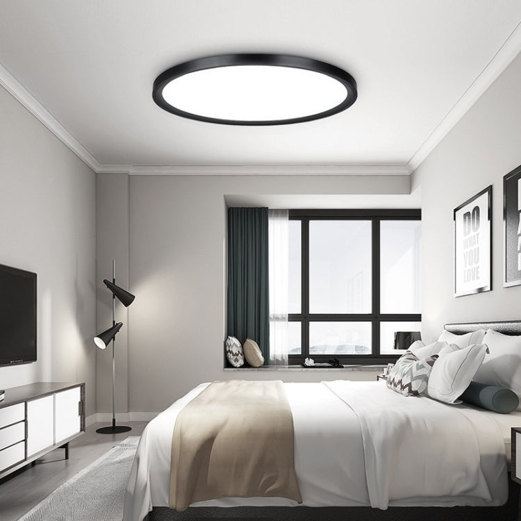 24W Modern Minimalist Creative Round LED Ceiling Light, Stepless Dimming + Remote Control, Diameter: 40cm