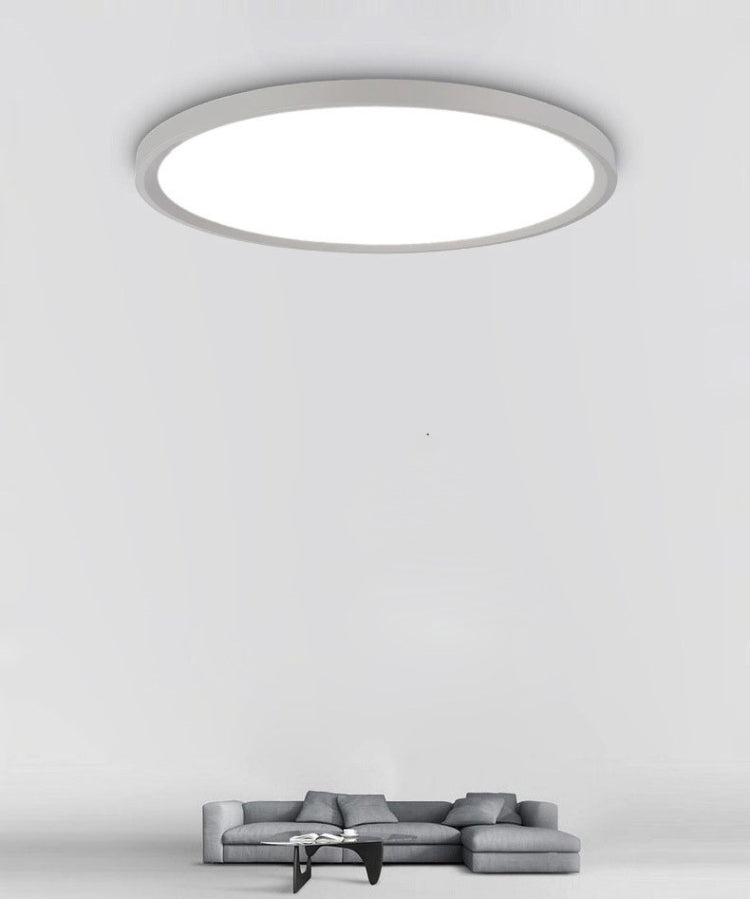 48W Modern Minimalist Creative Round LED Ceiling Light, Stepless Dimming + Remote Control, Diameter: 78cm