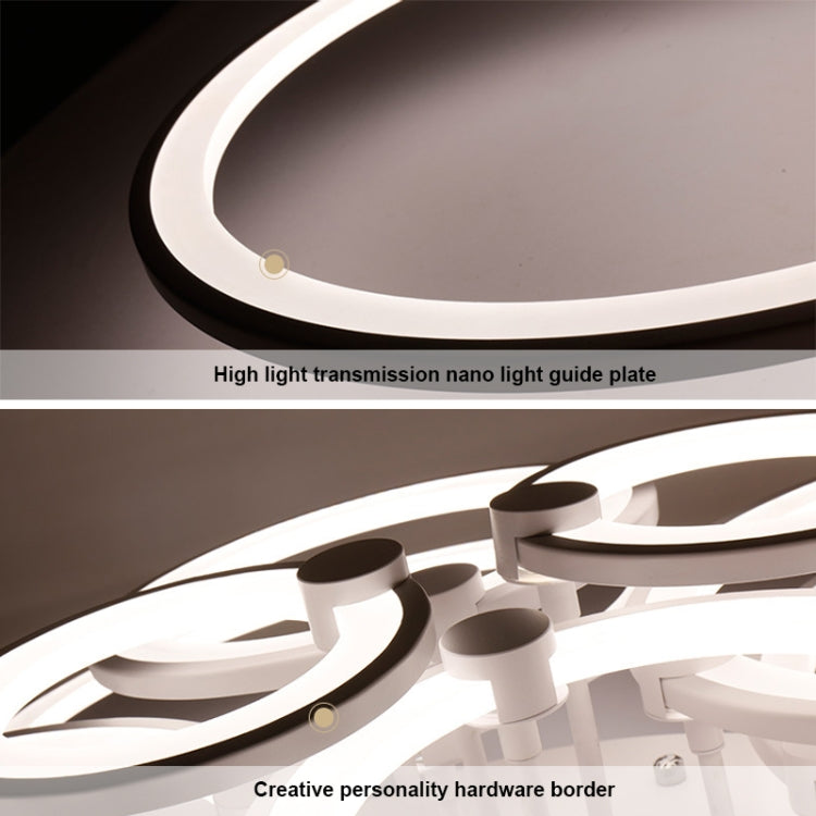 103W Creative Round Modern Art LED Ceiling Lamp, 10 Heads